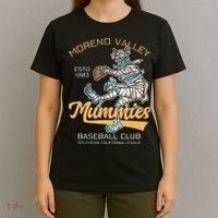 Moreno Valley Mummies Minor League Retro Baseball Team T-Shirt thumb 4