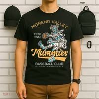 Moreno Valley Mummies Minor League Retro Baseball Team T-Shirt thumb 6