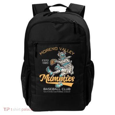Moreno Valley Mummies Minor League Retro Baseball Team Backpack