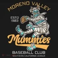 Moreno Valley Mummies Minor League Retro Baseball Team Women's Hoodie thumb 2