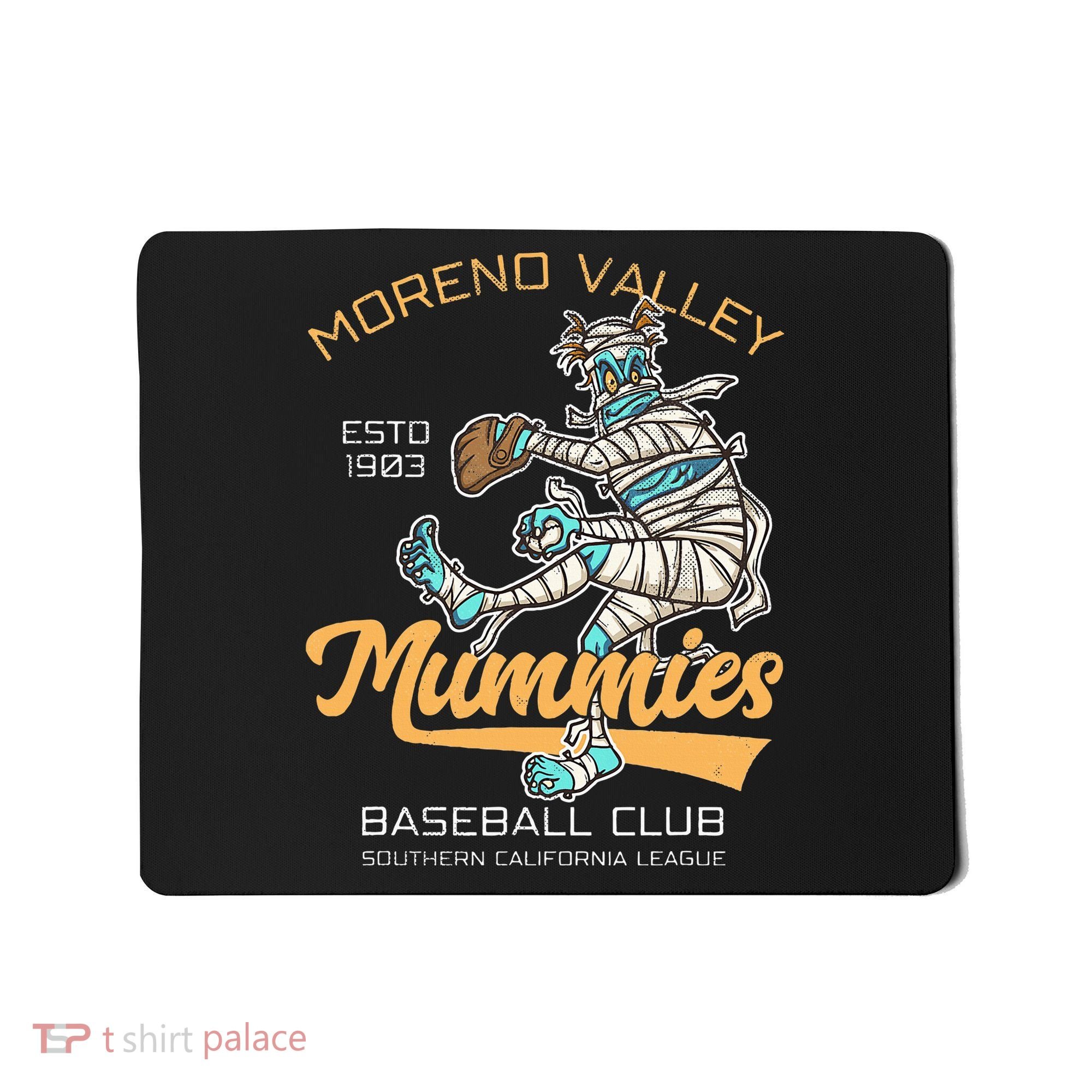 Moreno Valley Mummies Minor League Retro Baseball Team Mousepad