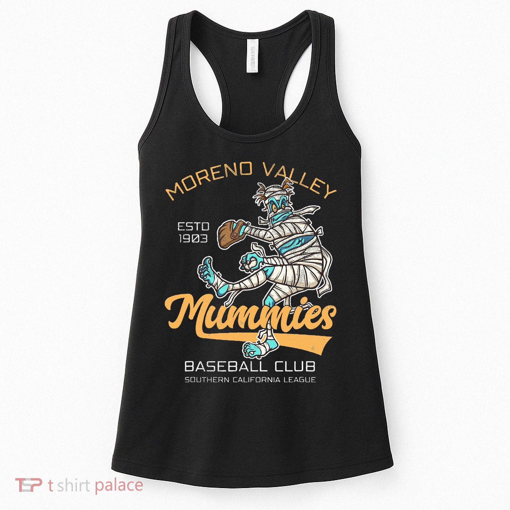 Moreno Valley Mummies Minor League Retro Baseball Team Women's Tank Top