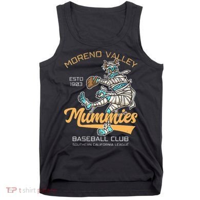 Moreno Valley Mummies Minor League Retro Baseball Team Tank Top