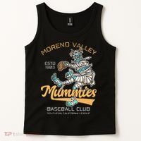 Moreno Valley Mummies Minor League Retro Baseball Team Tank Top thumb 2