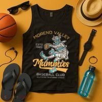 Moreno Valley Mummies Minor League Retro Baseball Team Tank Top thumb 4