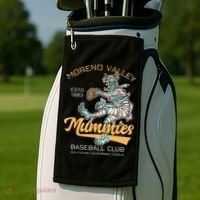 Moreno Valley Mummies Minor League Retro Baseball Team Golf Towel thumb 2