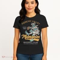 Moreno Valley Mummies Minor League Retro Baseball Team Women's T-Shirt thumb 4