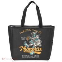 Moreno Valley Mummies Minor League Retro Baseball Team Tote Bag thumb 0