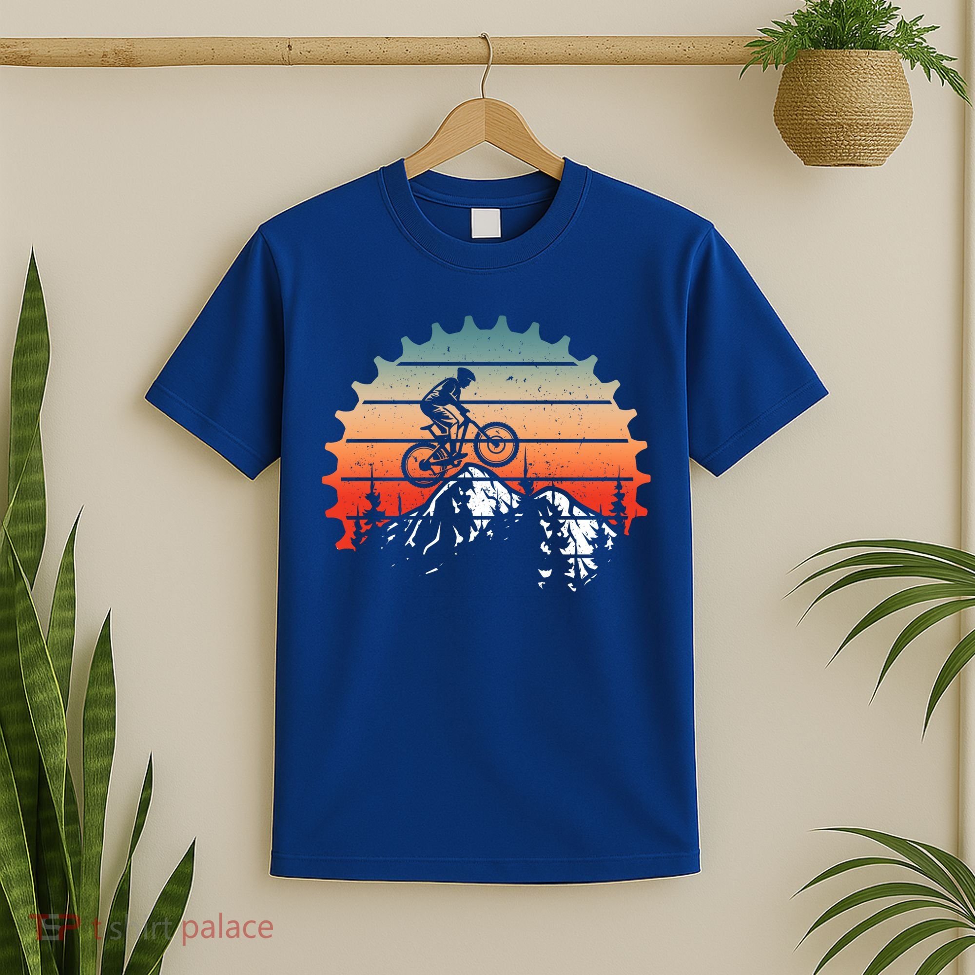 Mens Vintage Mountain Bike Tee Cycling Gear Mountain Biking Cool Gift T-Shirt