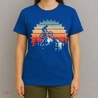 Mens Vintage Mountain Bike Tee Cycling Gear Mountain Biking Cool Gift T-Shirt thumb 4