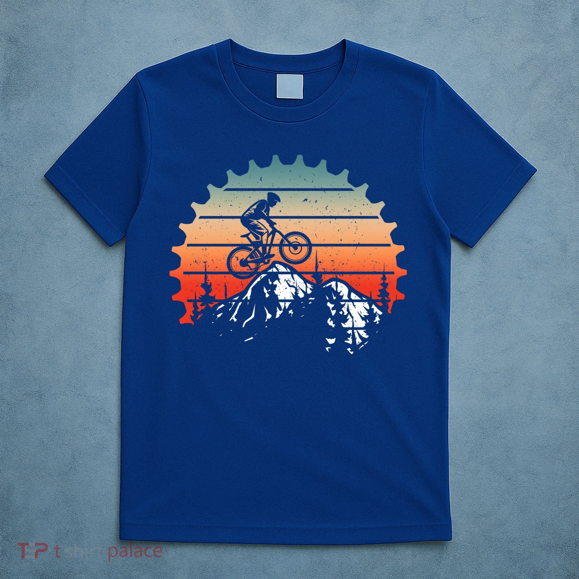 Mens Vintage Mountain Bike Tee Cycling Gear Mountain Biking Cool Gift T-Shirt