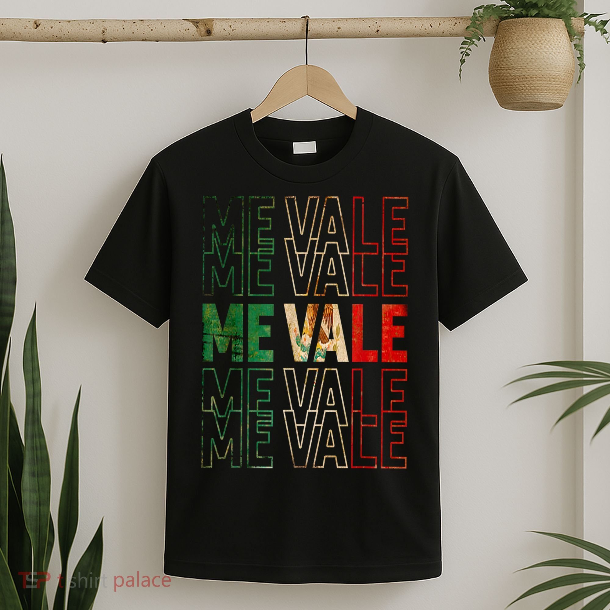 Me Vale Mexican Flag SPANISH SLANG T-Shirt