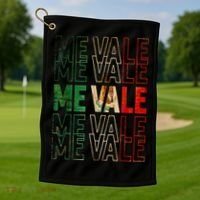 Me Vale Mexican Flag SPANISH SLANG Golf Towel thumb 1