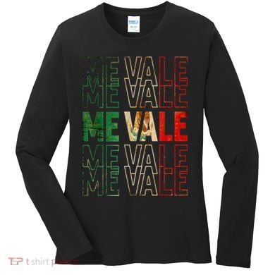 Me Vale Mexican Flag SPANISH SLANG Women's Long Sleeve Shirt