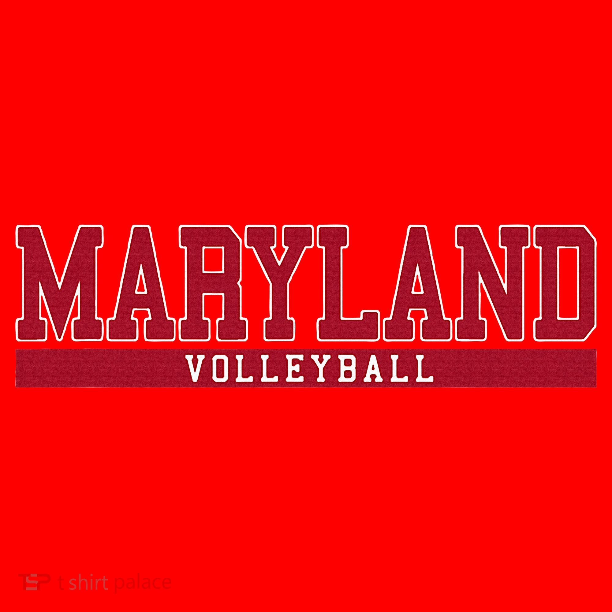 Maryland Volleyball Santa Hat
