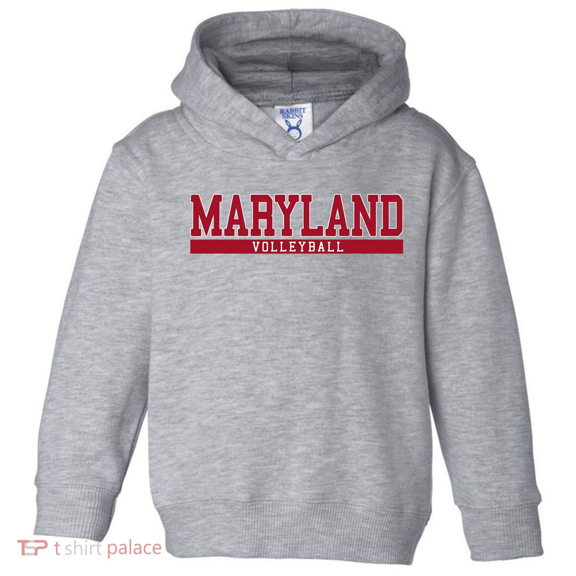 Maryland Volleyball Toddler Hoodie