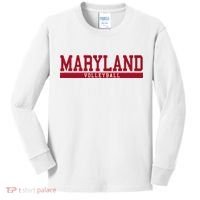 Maryland Volleyball Kids Long Sleeve Shirt thumb 0
