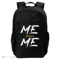 Me Vs Me Hustle Motivation Grow Get Stronger Motivational Backpack thumb 0