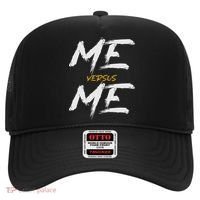 Me Vs Me Hustle Motivation Grow Get Stronger Motivational Hat thumb 0