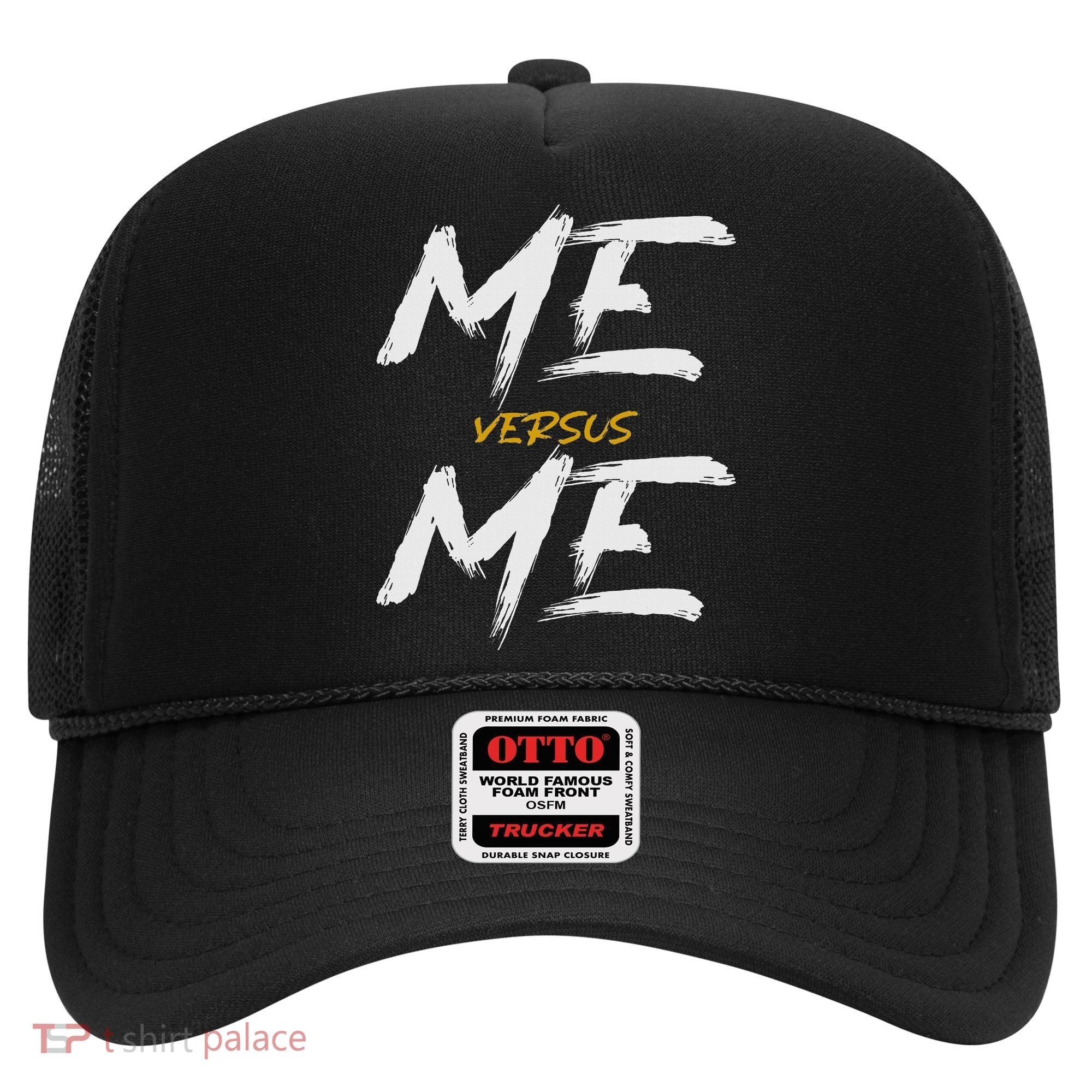 Me Vs Me Hustle Motivation Grow Get Stronger Motivational Hat