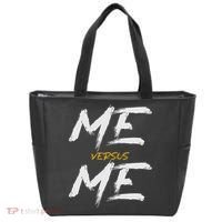 Me Vs Me Hustle Motivation Grow Get Stronger Motivational Tote Bag thumb 0