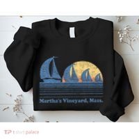 MarthaS Vineyard Ma Sailboat Sweatshirt thumb 2