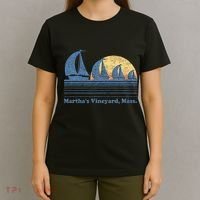 MarthaS Vineyard Ma Sailboat T-Shirt thumb 4