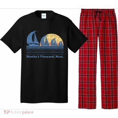 MarthaS Vineyard Ma Sailboat Pajama Set