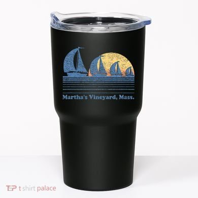 MarthaS Vineyard Ma Sailboat Tumbler