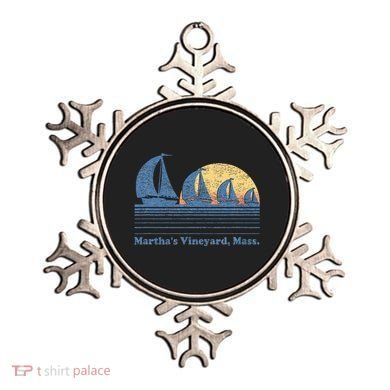 MarthaS Vineyard Ma Sailboat Ornament
