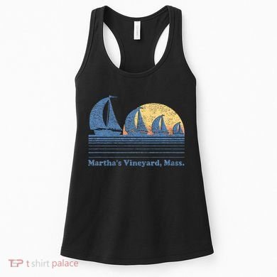MarthaS Vineyard Ma Sailboat Women's Tank Top