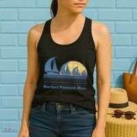 MarthaS Vineyard Ma Sailboat Women's Tank Top thumb 2