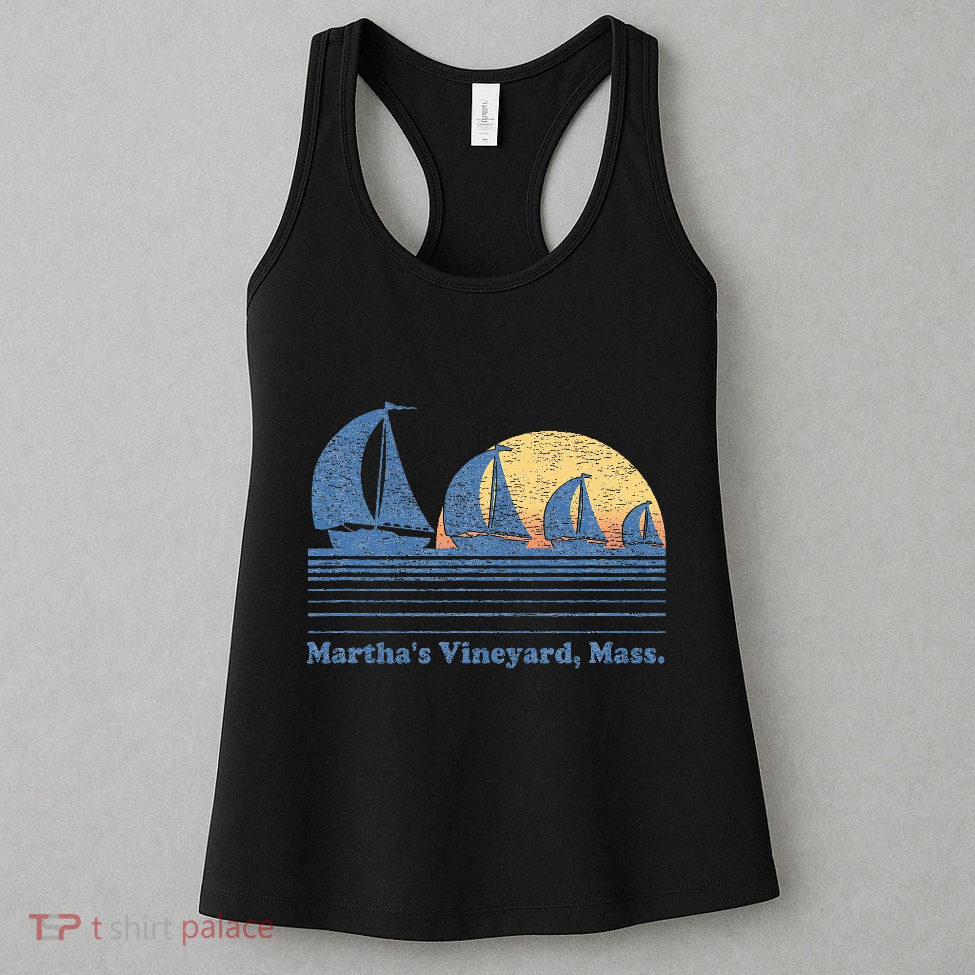 MarthaS Vineyard Ma Sailboat Women's Tank Top