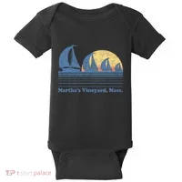 MarthaS Vineyard Ma Sailboat Baby Bodysuit thumb 0