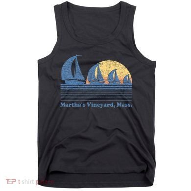 MarthaS Vineyard Ma Sailboat Tank Top