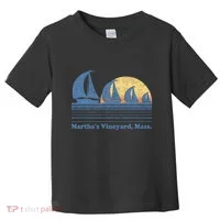 MarthaS Vineyard Ma Sailboat Toddler T-Shirt thumb 0