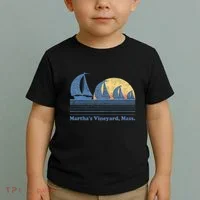 MarthaS Vineyard Ma Sailboat Toddler T-Shirt thumb 2