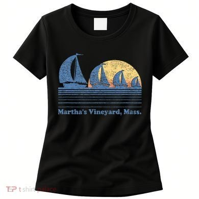 MarthaS Vineyard Ma Sailboat Women's T-Shirt
