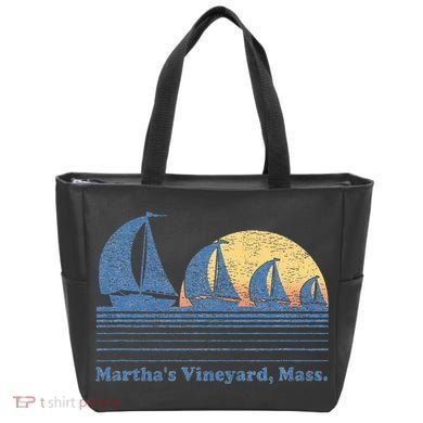 MarthaS Vineyard Ma Sailboat Tote Bag