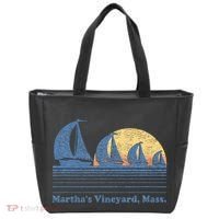 MarthaS Vineyard Ma Sailboat Tote Bag thumb 0