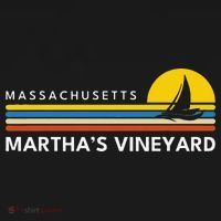 MarthaS Vineyard Massachusetts Ma Souvenirs Vintage Retro T-Shirt thumb 7