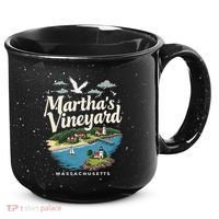MarthaS Vineyard Massachusetts Scenic Island Illustration 15oz Campfire Ceramic Mug thumb 0