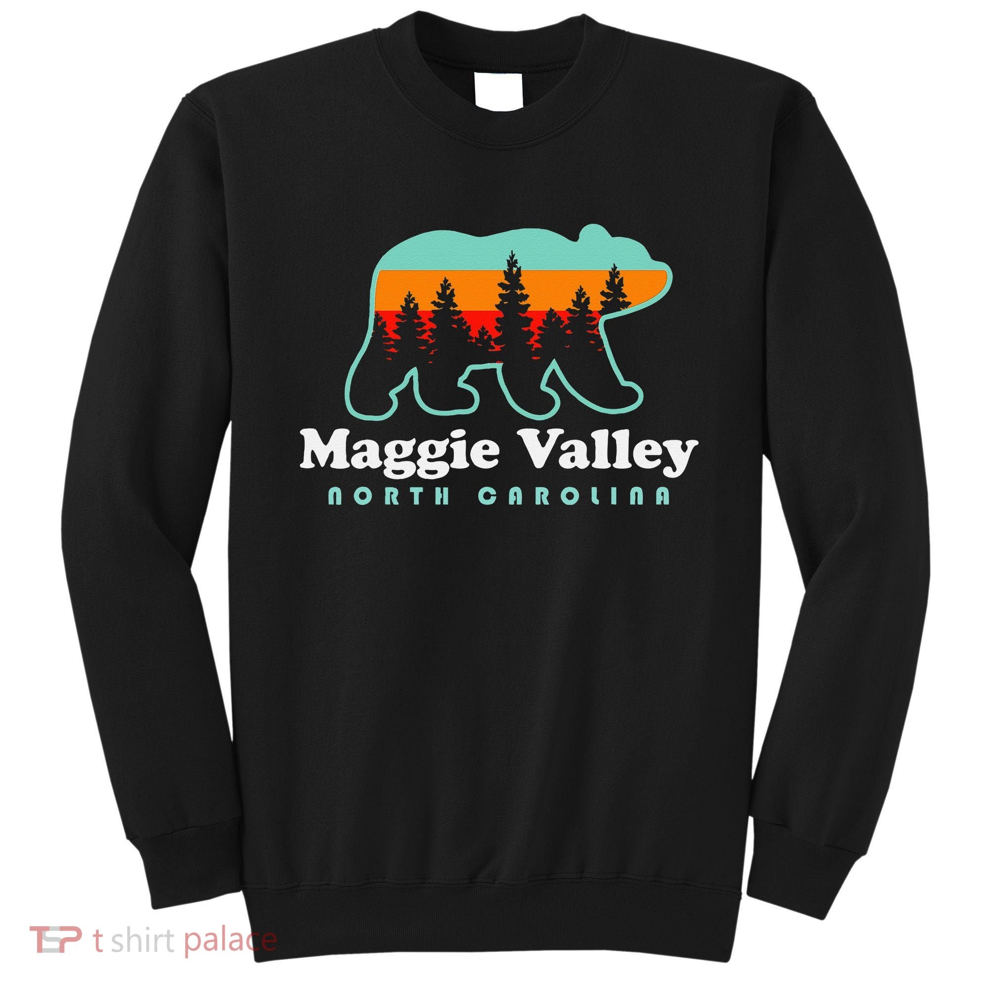 Maggie Valley North Carolina Mountain Town Vacation Sweatshirt