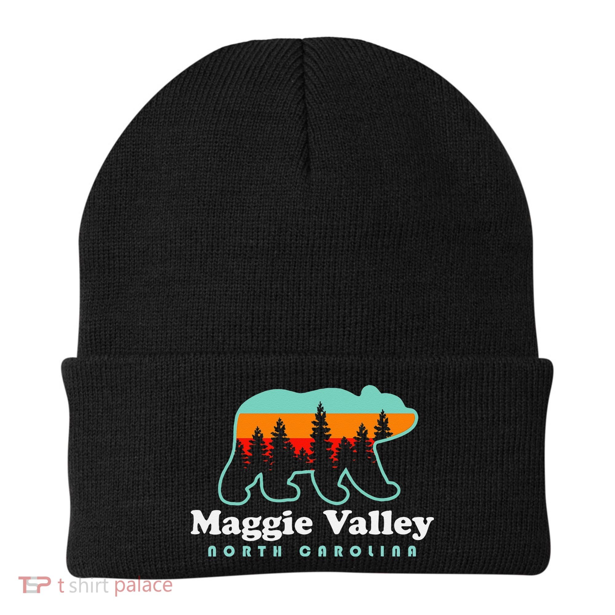 Maggie Valley North Carolina Mountain Town Vacation Beanie