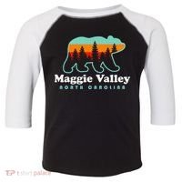 Maggie Valley North Carolina Mountain Town Vacation Toddler Fine Jersey T-Shirt thumb 0