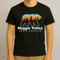 Maggie Valley North Carolina Mountain Town Vacation T-Shirt thumb 3