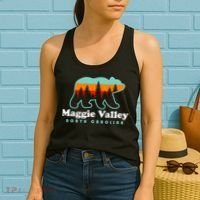 Maggie Valley North Carolina Mountain Town Vacation Women's Tank Top thumb 2