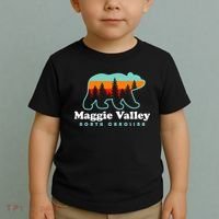 Maggie Valley North Carolina Mountain Town Vacation Toddler T-Shirt thumb 2
