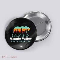Maggie Valley North Carolina Mountain Town Vacation Button thumb 0