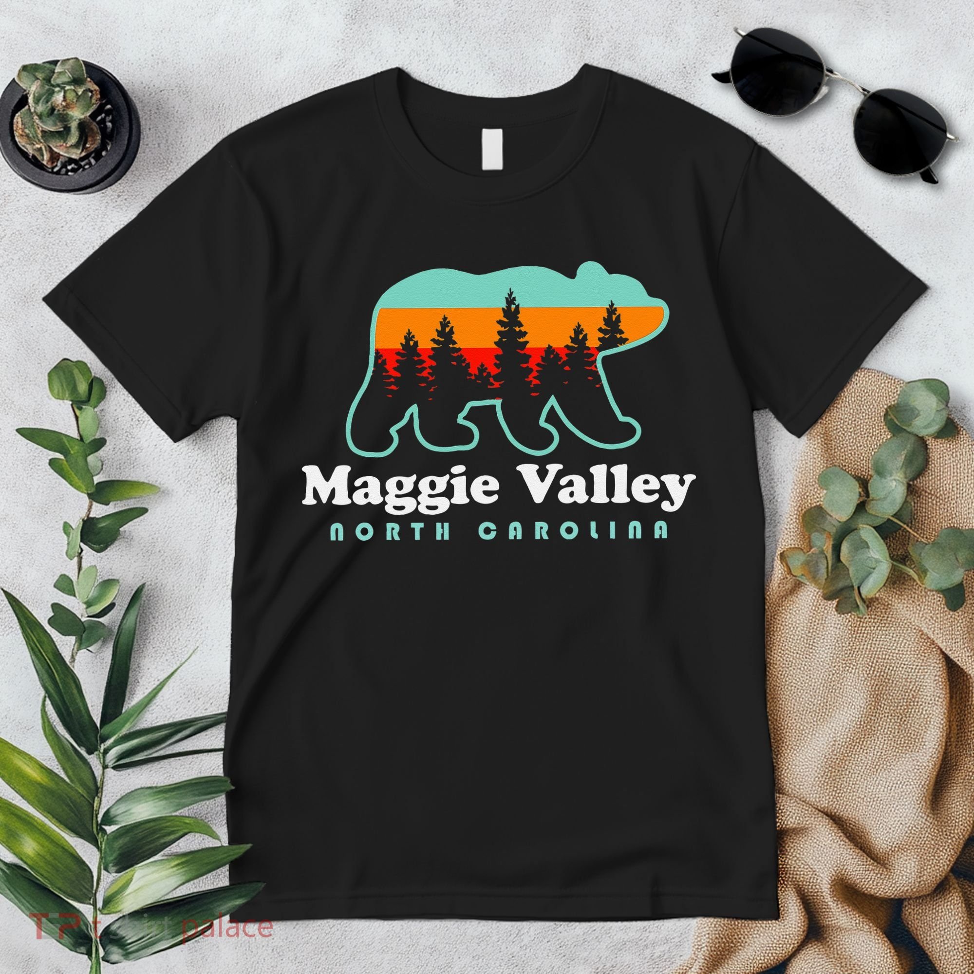 Maggie Valley North Carolina Mountain Town Vacation Premium T-Shirt